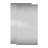 Everly 60 in. x 59-1/4 in. Mod Semi-Frameless Sliding Bathtub Door in Bronze and 1/4 in. (6mm) Droplet Glass - Super Arbor
