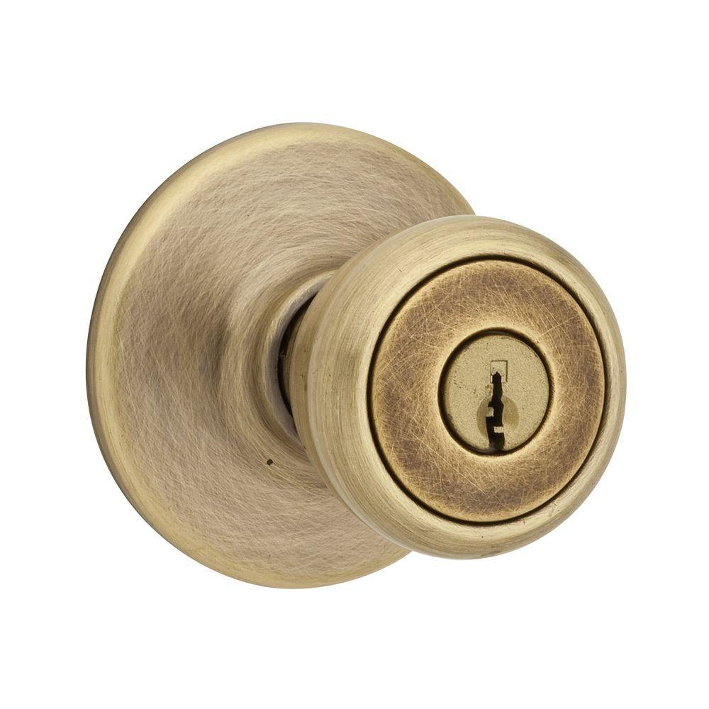 Tylo Satin Chrome Keyed Entry Door Knob - Super Arbor
