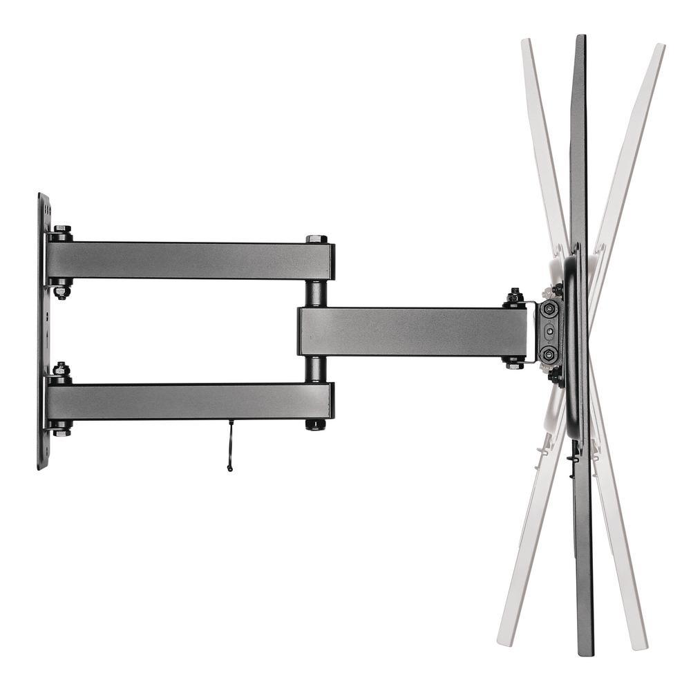 Full Motion Dual Arm TV Wall Mount for 37 in. - 70 in. Flat Panel TV's with 25 Degree Tilt, 77 lb. Load Capacity - Super Arbor