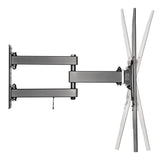 Full Motion Dual Arm TV Wall Mount for 37 in. - 70 in. Flat Panel TV's with 25 Degree Tilt, 77 lb. Load Capacity - Super Arbor