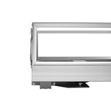 Rev-A-Shelf 35-Quart Plastic Soft-Close Pull-Out Trash Can, Single Bin, Aluminum Frame