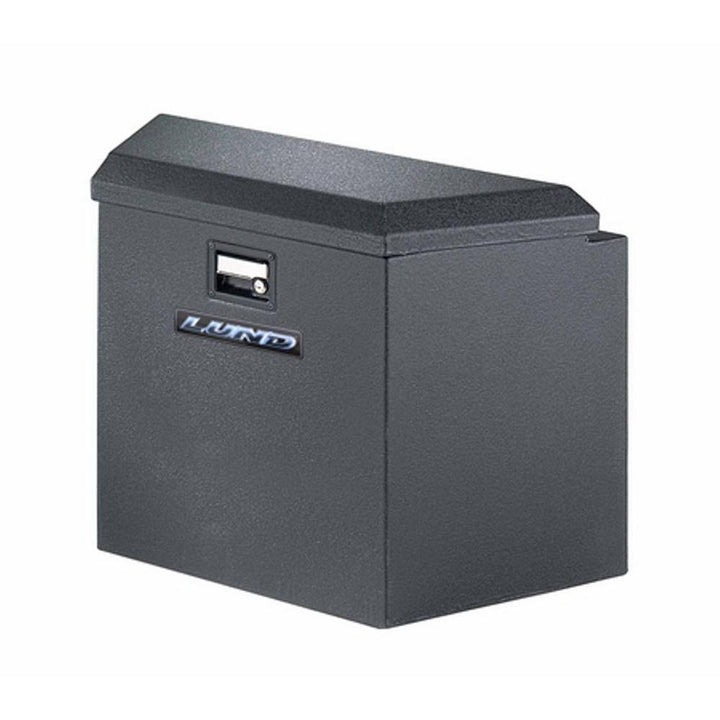 Lund 34 in Gloss Black Aluminum  Trailer Tongue Truck Tool Box with mounting hardware and keys included - Super Arbor