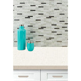 MSI Ocean Crest Brick 12 in. x 12 in. x 8 mm Glass Metal Stone Mesh-Mounted Mosaic Wall Tile (10 sq. ft. / case)