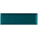 MSI Verde Azul Beveled 2.5 in. x 9 in. x 8mm Glossy Glass Blue Subway Tile (5.6 sq. ft. / case)