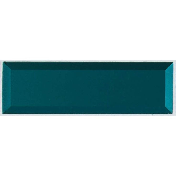 MSI Verde Azul Beveled 2.5 in. x 9 in. x 8mm Glossy Glass Blue Subway Tile (5.6 sq. ft. / case)