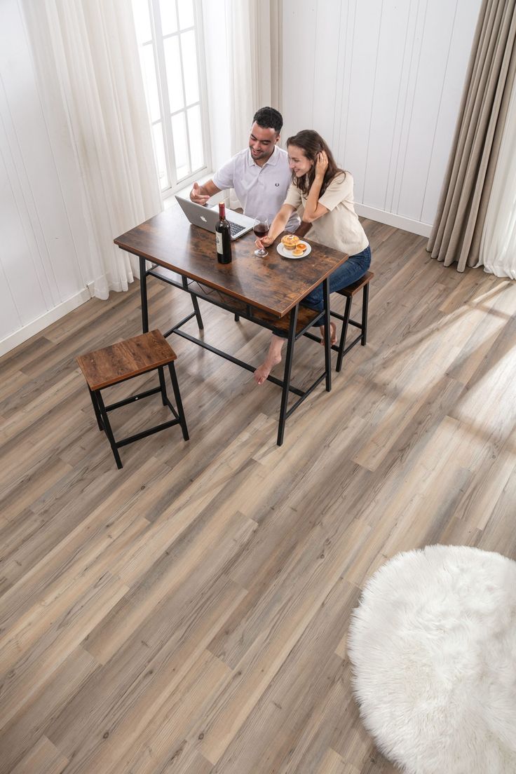 Style Selections Countrywide Brown 6-mil x 6-in W x 48-in L Water Resistant Interlocking Luxury Vinyl Plank Flooring (986.04 sq.ft./pallet)