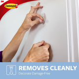 Medium-Clear Hooks with Clear Strips (6-Pack) - Super Arbor