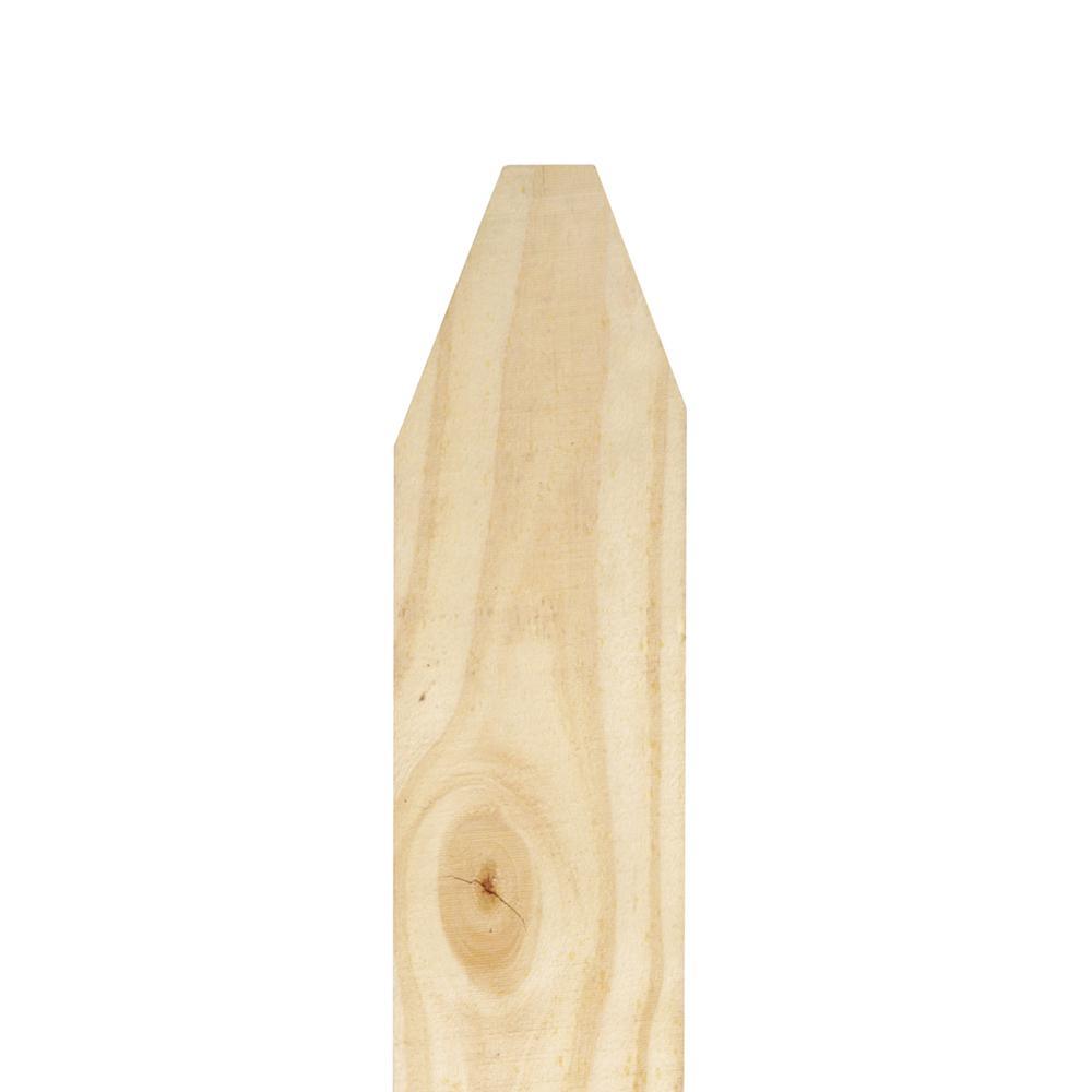 1/2 in. x 4 in. x 6 ft. SPF Stockade Fence Picket (6-Pack) - Super Arbor