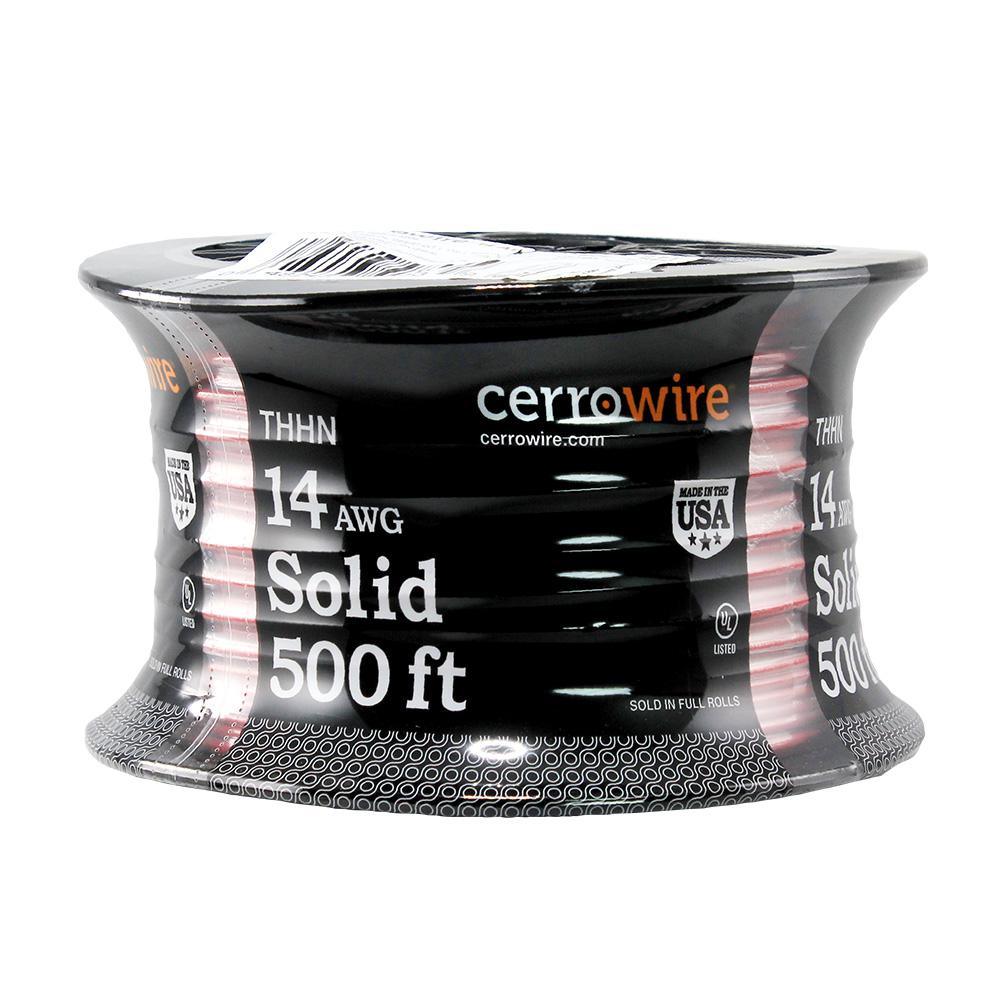 500 ft. 14/1 White Solid THHN Wire - Super Arbor