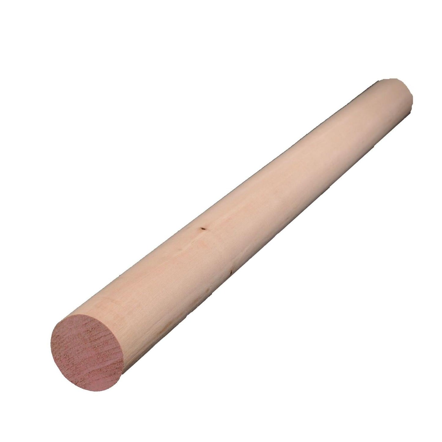 Alexandria Moulding Round Ramin Hardwood Dowel, 1-1/2 in. Diameter x 48 in. Length, Pink