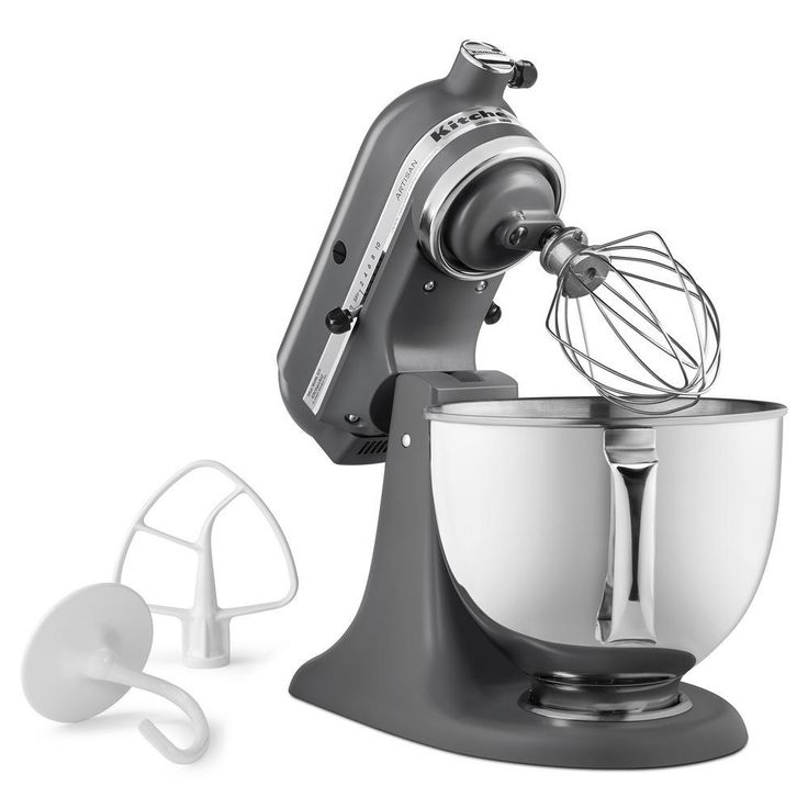 Artisan Series 5 Qt. 10-Speed Tilt-Head Stand Mixer -Matte Gray