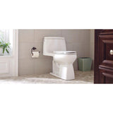 Santa Rosa Comfort Height 1-Piece 1.28 GPF Compact Single Flush Elongated Toilet in White, Seat Included (3-Pack) - Super Arbor