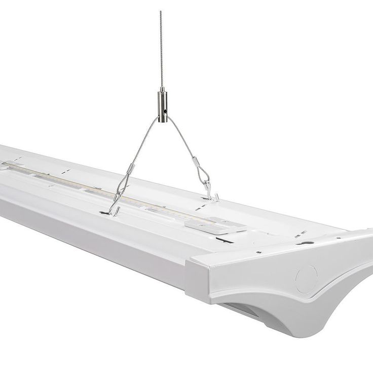 4 ft. 4000 Lumens Indirect Integrated LED White Wraparound Light with Uplight Downlight Feature 4000K (4-Pack)
