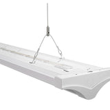 4 ft. 4000 Lumens Indirect Integrated LED White Wraparound Light with Uplight Downlight Feature 4000K (4-Pack)