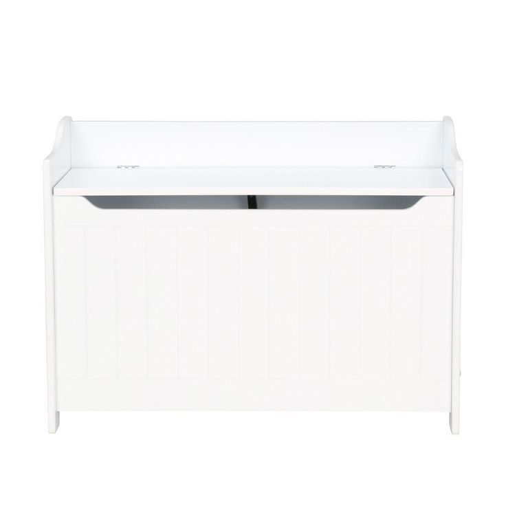 Catskill Ready to Assemble 32.75 x 24 x 14 in. Base Wooden Storage Bench in white