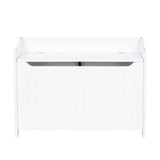 Catskill Ready to Assemble 32.75 x 24 x 14 in. Base Wooden Storage Bench in white