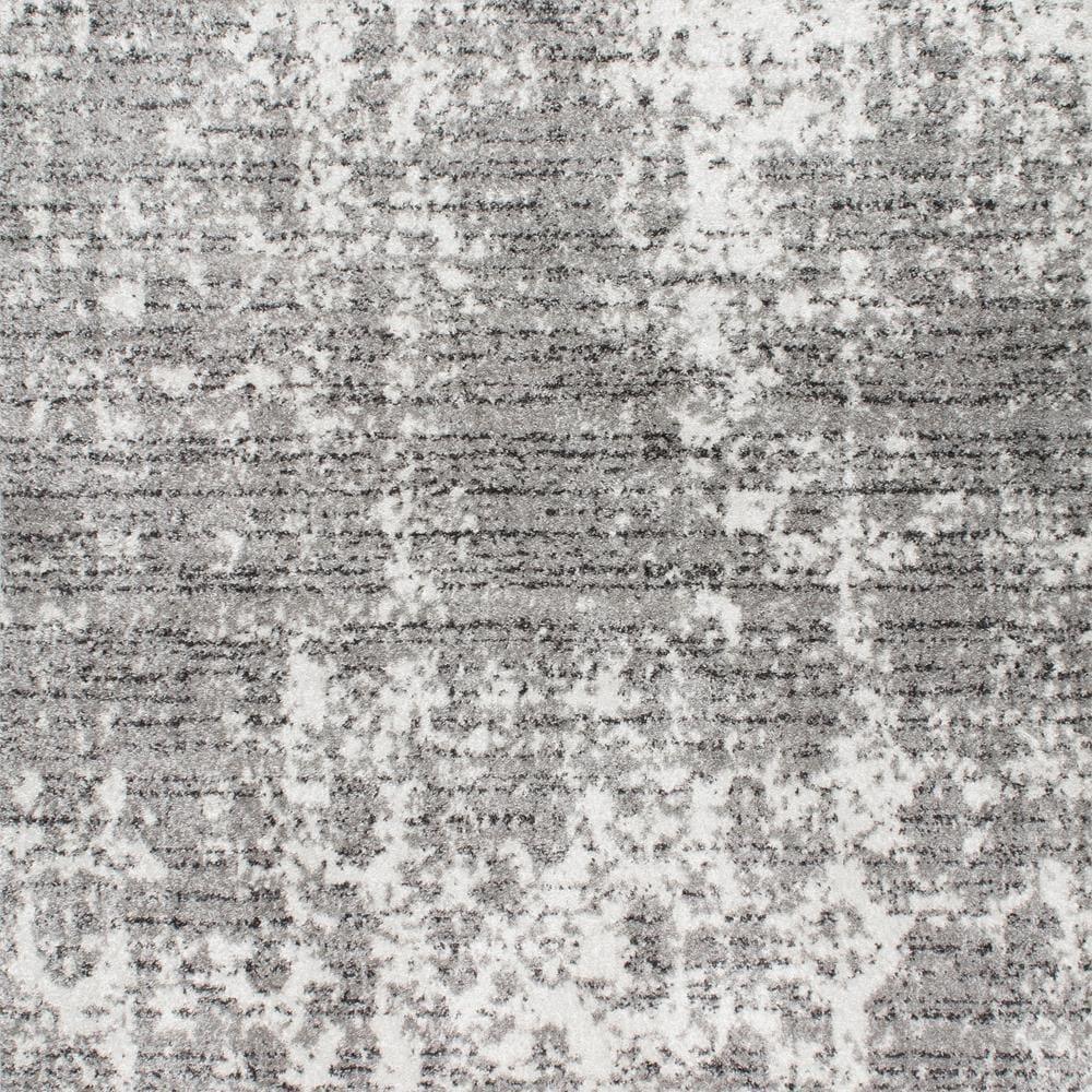 Deedra Misty Contemporary Gray 8 ft. x 10 ft. Area Rug - Super Arbor