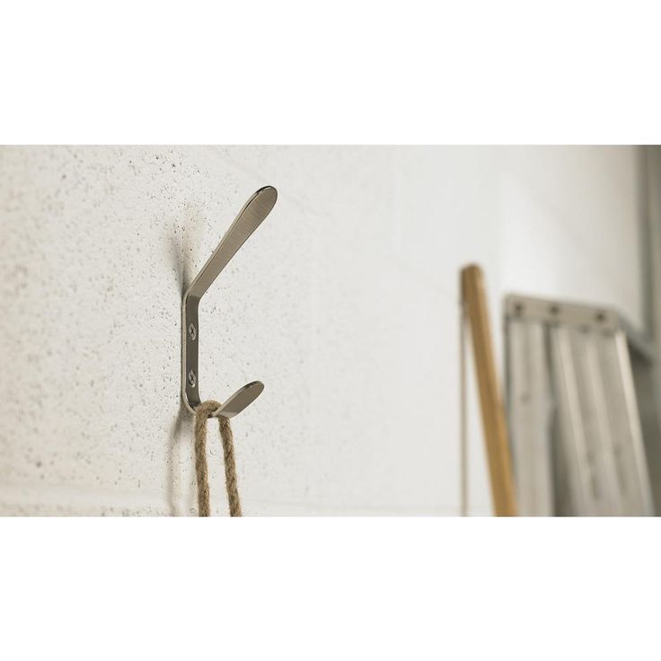 4-7/8 in. (123 mm) Brushed Nickel Decorative Hook