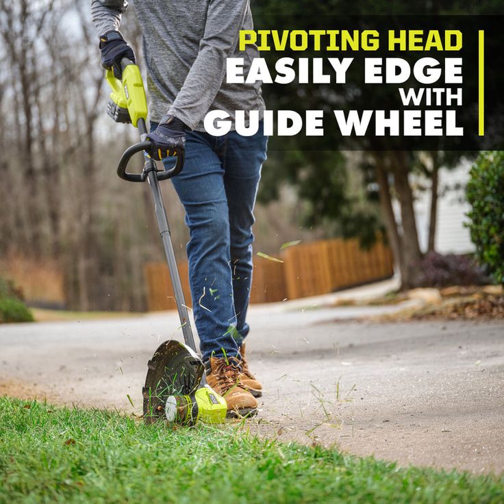RYOBI Reconditioned ONE+ 18-Volt Lithium-Ion Cordless String Trimmer/Edger - 4.0 Ah Battery and Charger Included