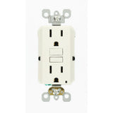 15 Amp Self-Test SmartlockPro Slim GFCI Duplex Outlet, White (3-Pack) - Super Arbor