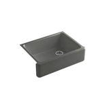 Whitehaven Undermount Farmhouse Apron Front Cast Iron 36 in. Single Bowl Kitchen Sink in White - Super Arbor