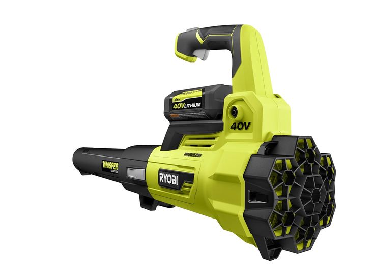 RYOBI 125 MPH 550 CFM 40-Volt Lithium-Ion Brushless Cordless Jet Fan Leaf Blower - 4.0 Ah Battery and Charger Included