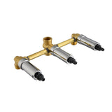 Aragon 3-Handle 1-Spray Tub and Shower Faucet in Chrome (Valve Included) - Super Arbor
