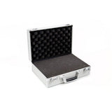 9.25 in. Smooth Aluminum Tool Case with Foam in Silver - Super Arbor