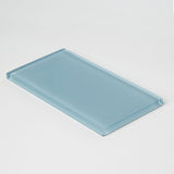Jeffrey Court Caribbean Water Blue 3 in. x 6 in. Glossy Glass Wall Tile (1 sq. ft. / pack)