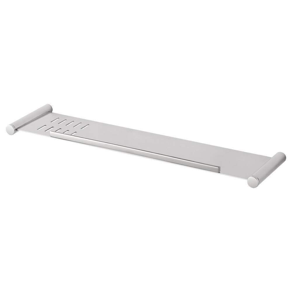 Wall-Mount 17 in. Bathroom Shelf in Brushed Stainless - Super Arbor