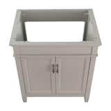 Ashburn 30 in. W x 21.63 in. D Vanity Cabinet in Grey - Super Arbor