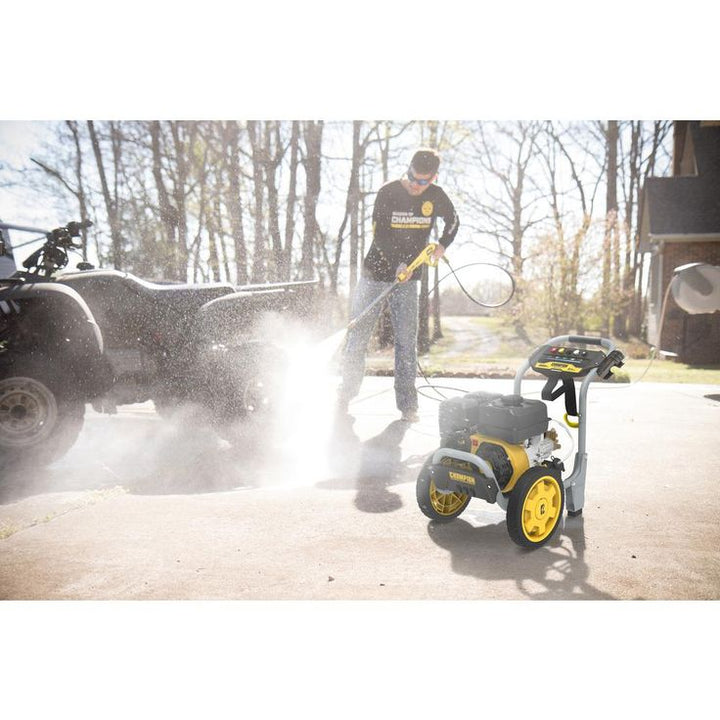 CHAMPION POWER EQUIPMENT 2800 PSI 2.1 GPM Low Profile Gas Cold Water Pressure Washer