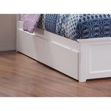 Urban White Bed Drawers Queen-King - Super Arbor