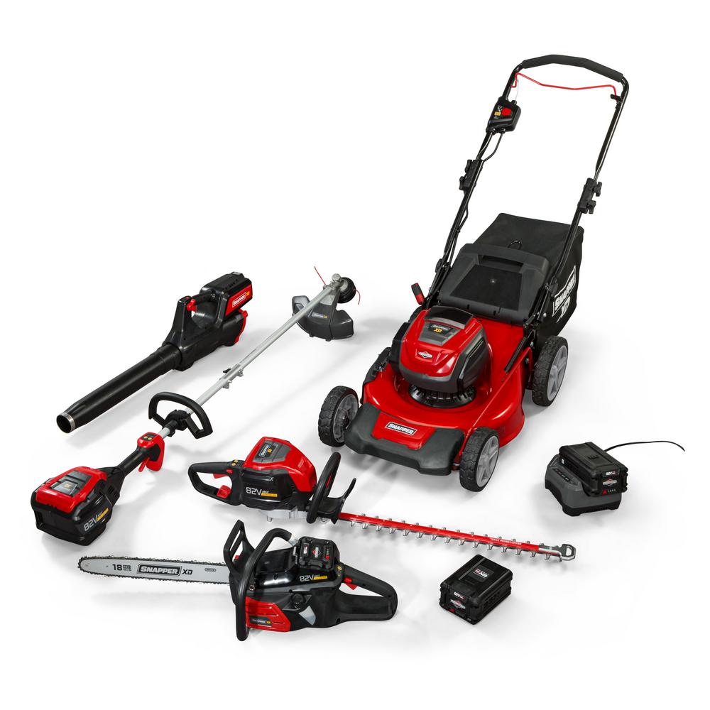 Snapper XD 82-Volt MAX 550 CFM Cordless Electric Leaf Blower Kit with (1) 2.0 Battery and (1) Rapid Charger
