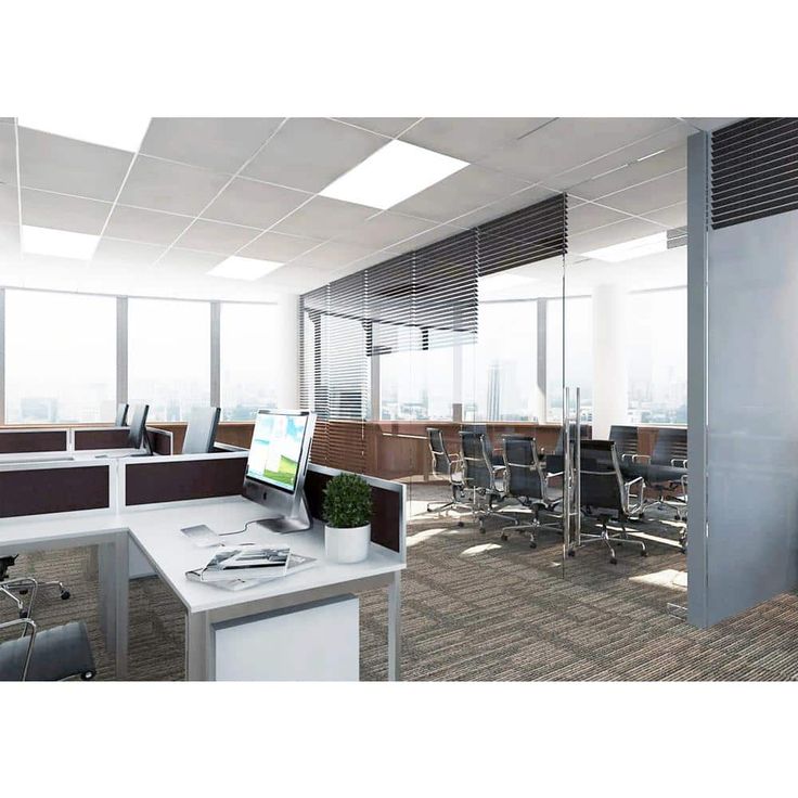 Commercial Electric 2 ft. x 4 ft. White Integrated LED Flat Panel Troffer Light Fixture at 5000 Lumens, 4000K Bright White