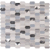 MSI Harlow Picket 11.5 in. x 12.4 in. x 8 mm Textured Multi-Surface Mesh-Mounted Mosaic Tile (9.90 sq. ft. / case)