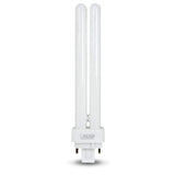 26W Equiv PL CFLNI Quad Tube 4-Pin Plug-in G24Q-3 Base Compact Fluorescent CFL Light Bulb, Bright White 3500K