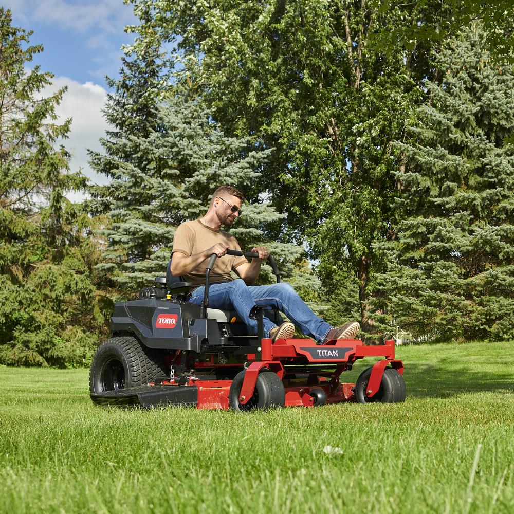 Toro TITAN 60 in. IronForged Deck 24.5 HP Commercial V-Twin Gas Dual Hydrostatic Zero Turn Riding Mower - Super Arbor