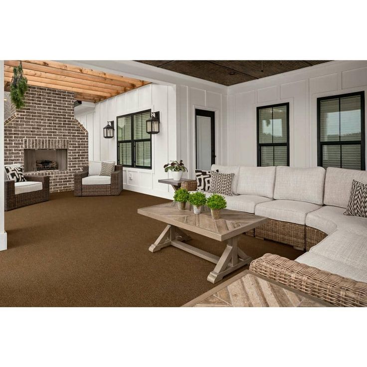 TrafficMaster Toulon 12 ft. Wide x Cut to Length Spices Indoor/Outdoor Artificial Grass