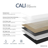 CALI Longboards Seaboard Oak 8-mm x 9-in W x 70-in L Waterproof Interlocking Luxury Vinyl Plank Flooring (26.62-sq ft/case)