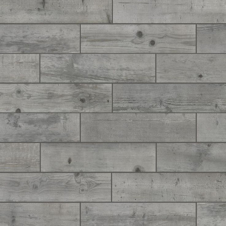 Florida Tile Home Collection Timber Grey 6 in. x 24 in. Porcelain Floor and Wall Tile (448 sq. ft./ pallet)