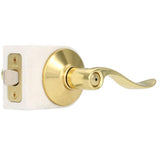 Accent Satin Nickel Privacy Bed/Bath Door Lever - Super Arbor