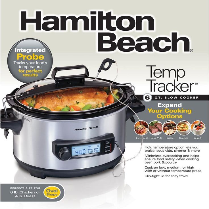 6 Qt. Stainless Steel Slow Cooker