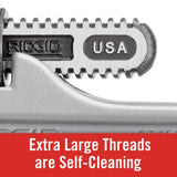 14 in. Model 814 Aluminum Straight Pipe Wrench - Super Arbor