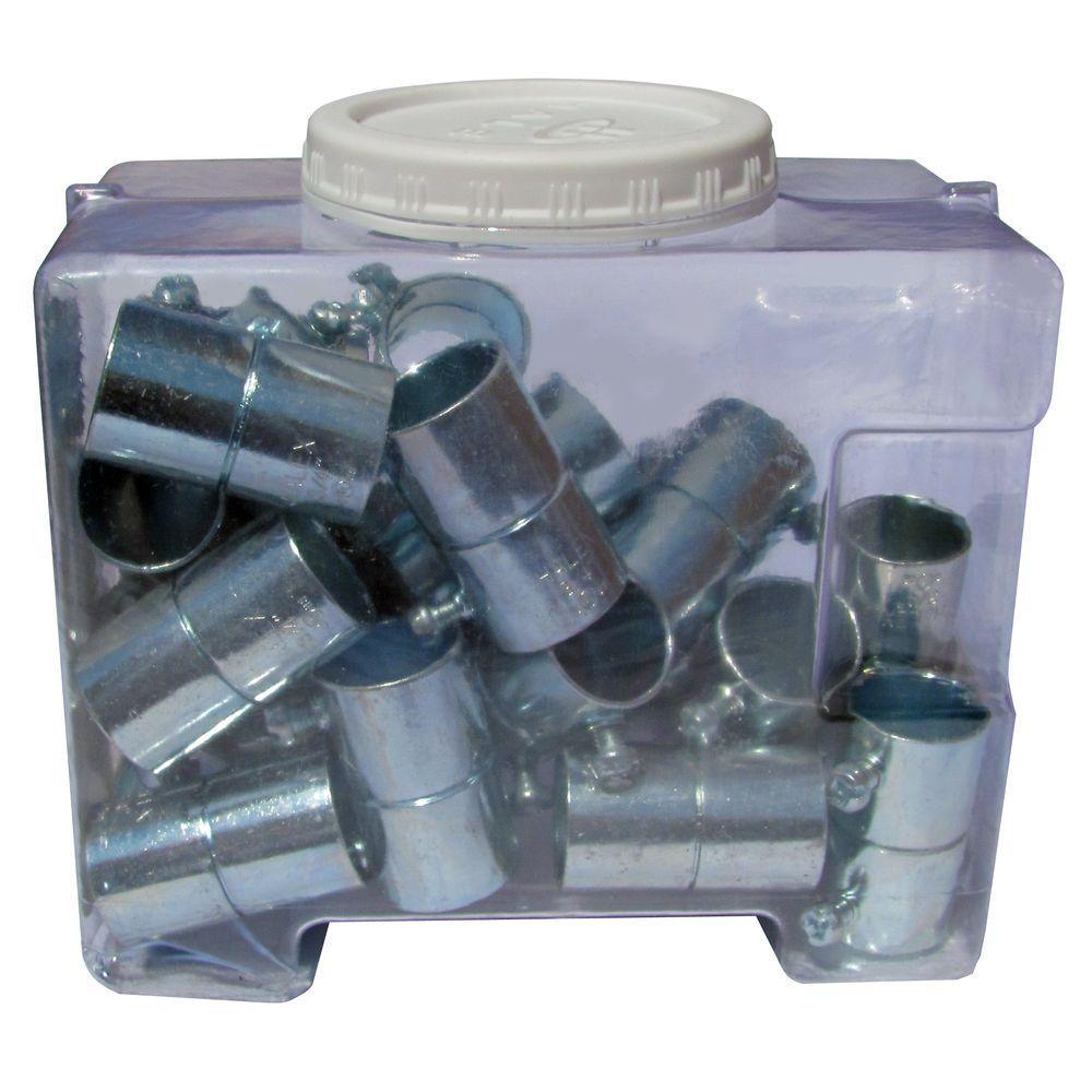 3/4 in. Electrical Metallic Tube (EMT) Set-Screw Coupling (25 Pack) - Super Arbor