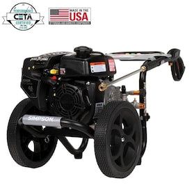 SIMPSON Megashot 3100 PSI 2.4-Gallon-GPM Cold Water Gas Pressure Washer with Kohler Engine CARB