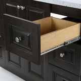 Northwood 49 in. W x 19 in. D Vanity in Dusk with Solid Surface Vanity Top in Silver Ash with White Sink - Super Arbor