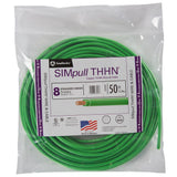 500 ft. 6 Black Stranded CU SIMpull THHN Wire - Super Arbor