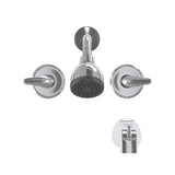 Aragon 2-Handle 1-Spray Tub and Shower Faucet in Chrome (Valve Included) - Super Arbor