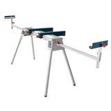 15 Amp Corded 10 in Dual-Bevel Sliding Glide Miter Saw with 60-Tooth Carbide Saw Blade and Bonus Folding-Leg Stand